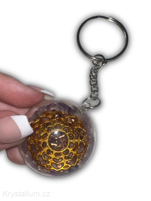 Klíčenka orgonit MANDALA
