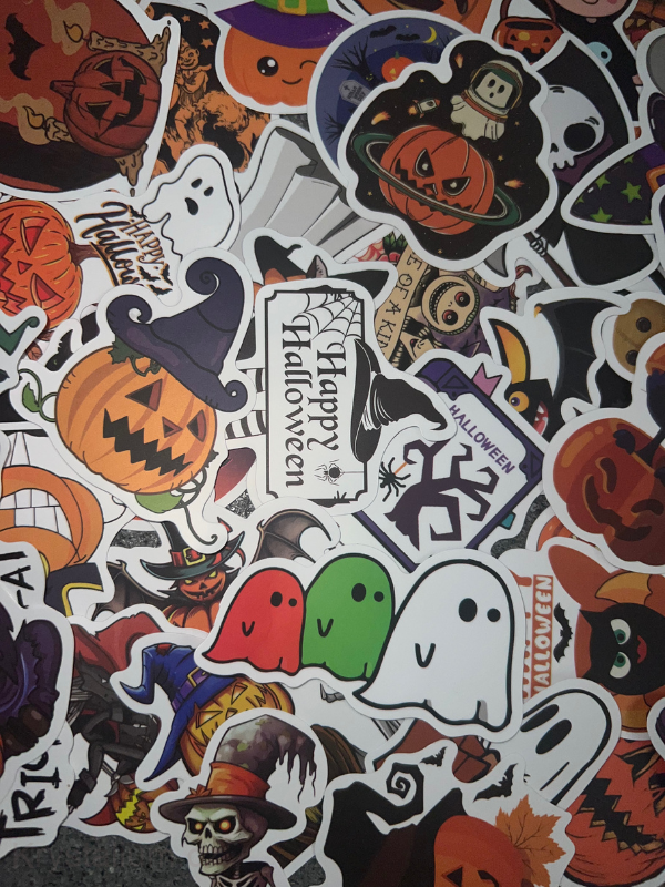 MYSTERY samolepky HALLOWEEN
