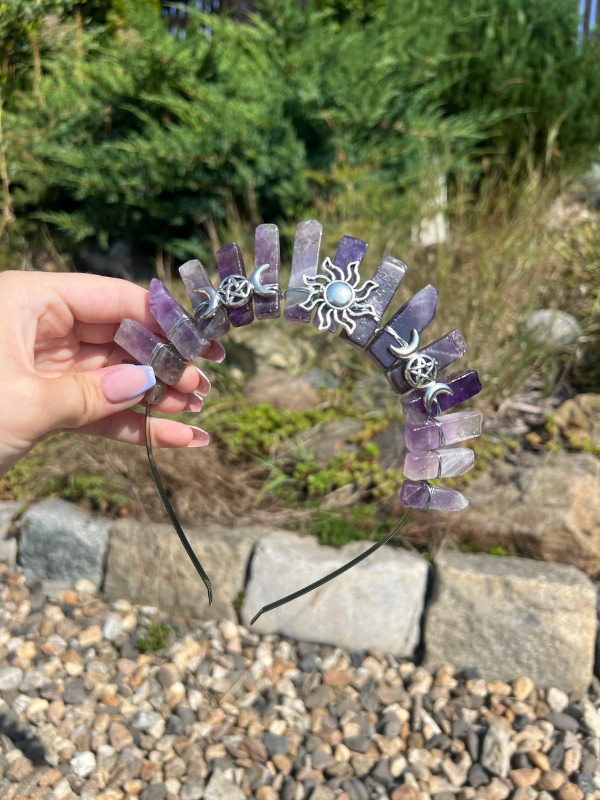 KORUNKA VYSOKÁ ametyst konkrétni kus