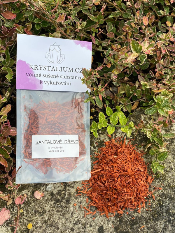 SANTALOVÉ DŘEVO k vykuřování 20g
