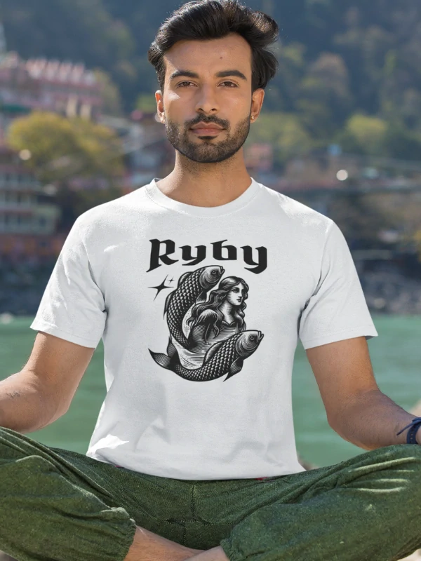 RYBY tričko BÍLÉ