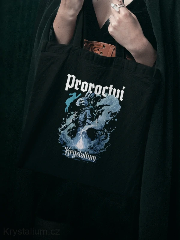 PROROCTVÍ plátěná taška ČERNÁ