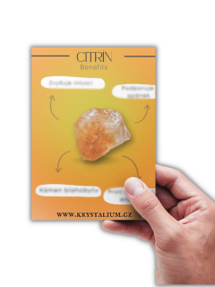Kartička CITRÍN